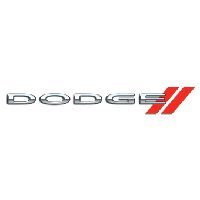 A dodge logo on a white background.