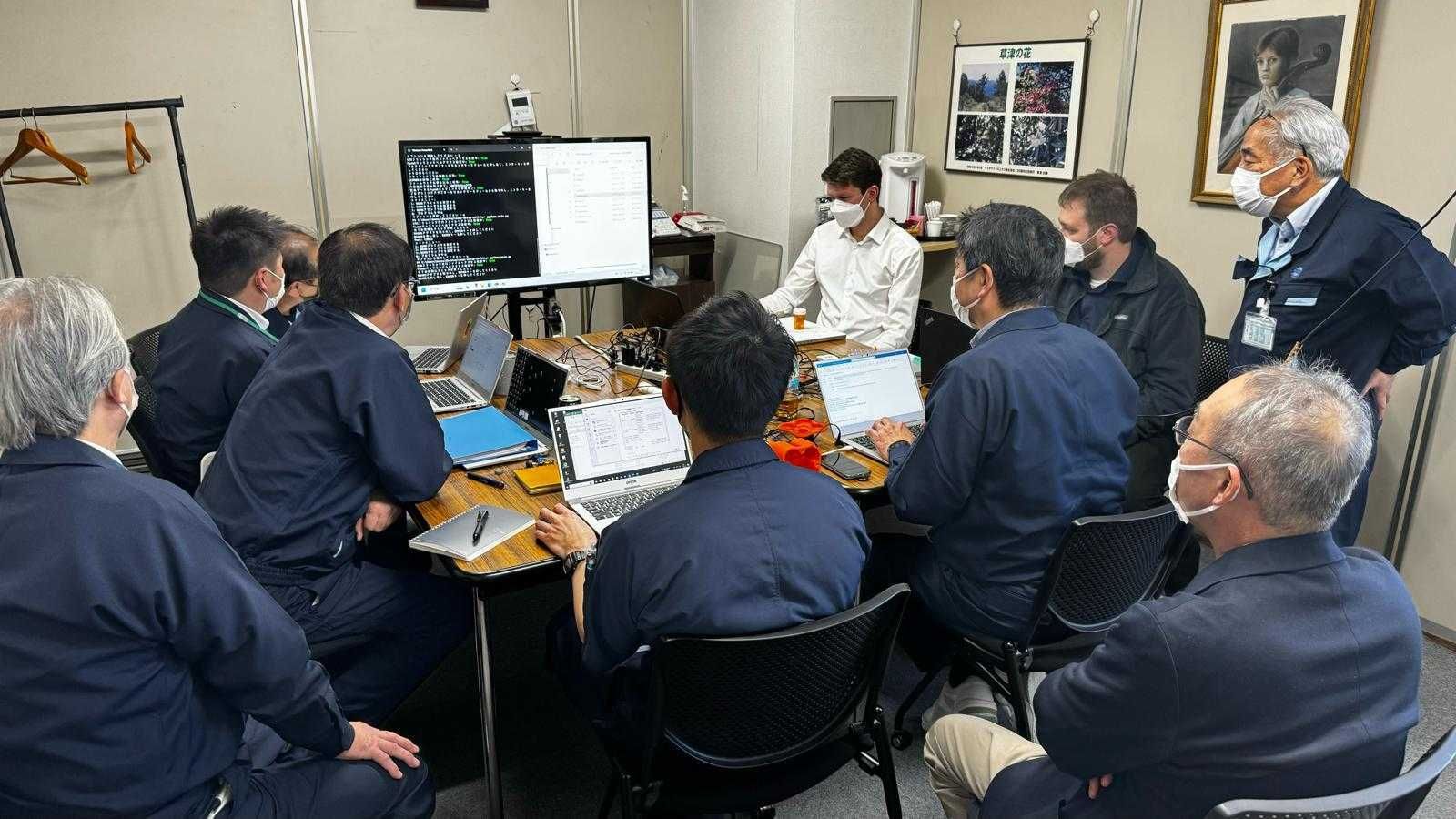 FarmX engineers meet with our new manufacturing partner in Japan.
