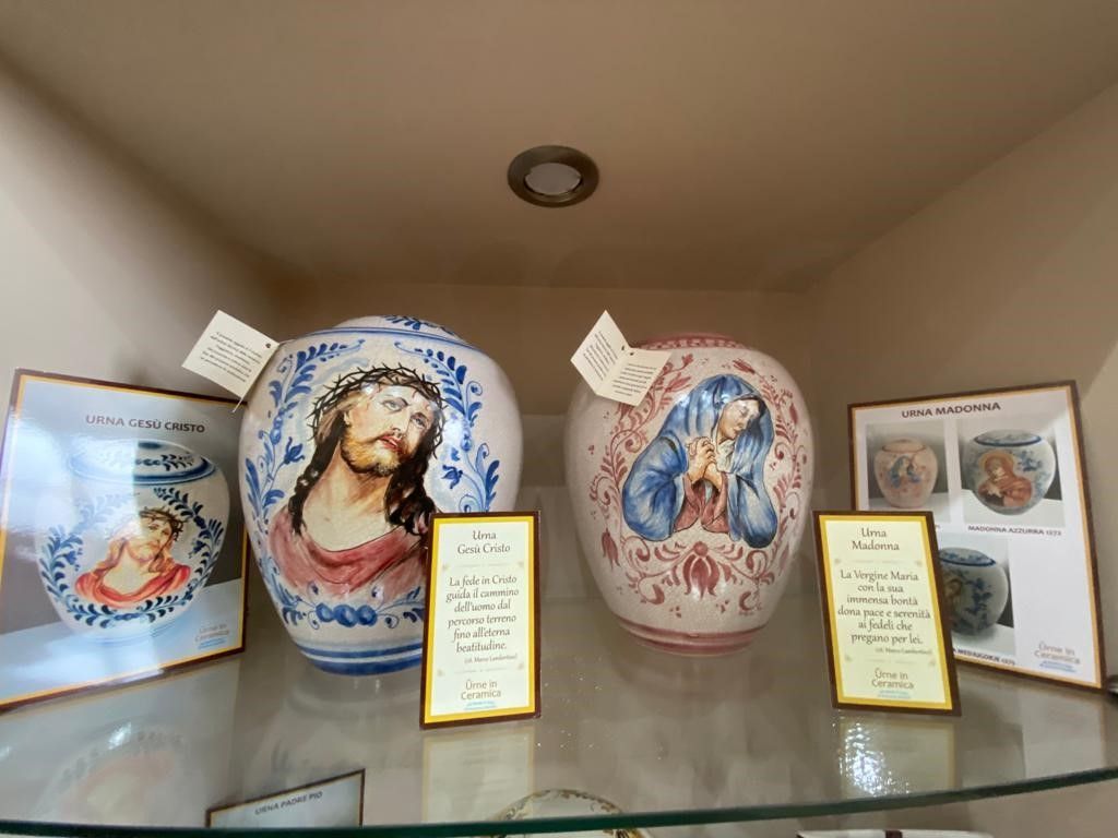urna ceneri cremazione a Salerno