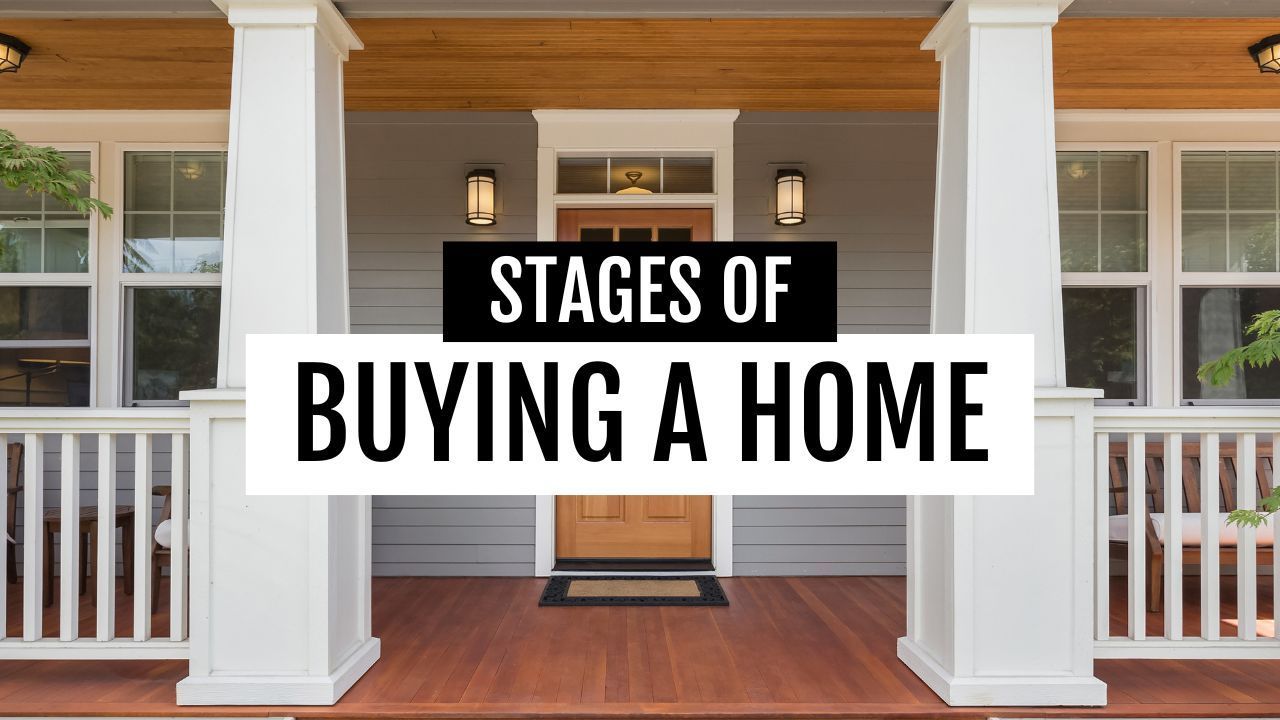 There are three stages of buying a home.