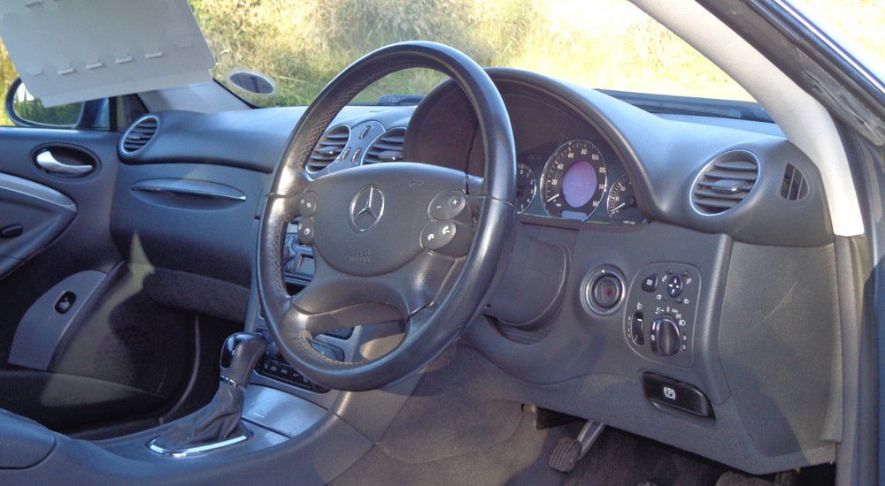 Mercedes CLK 320 interior view