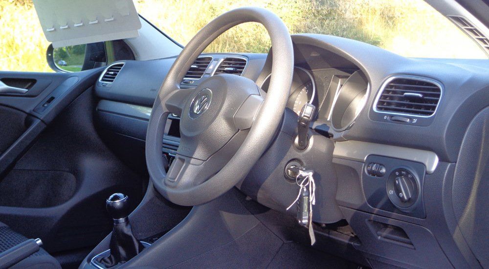 Volkswagen Golf interior view