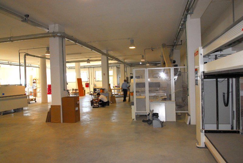 interno della falegnameria