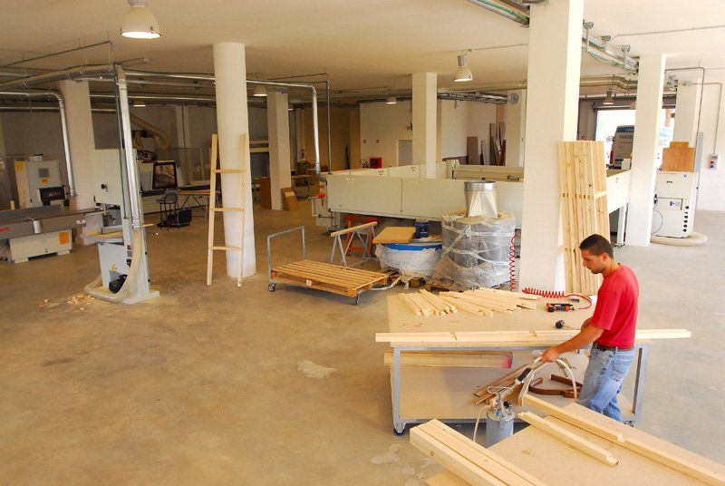 selezione di macchinari per il legno
