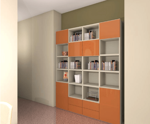 rendering arredo moderno