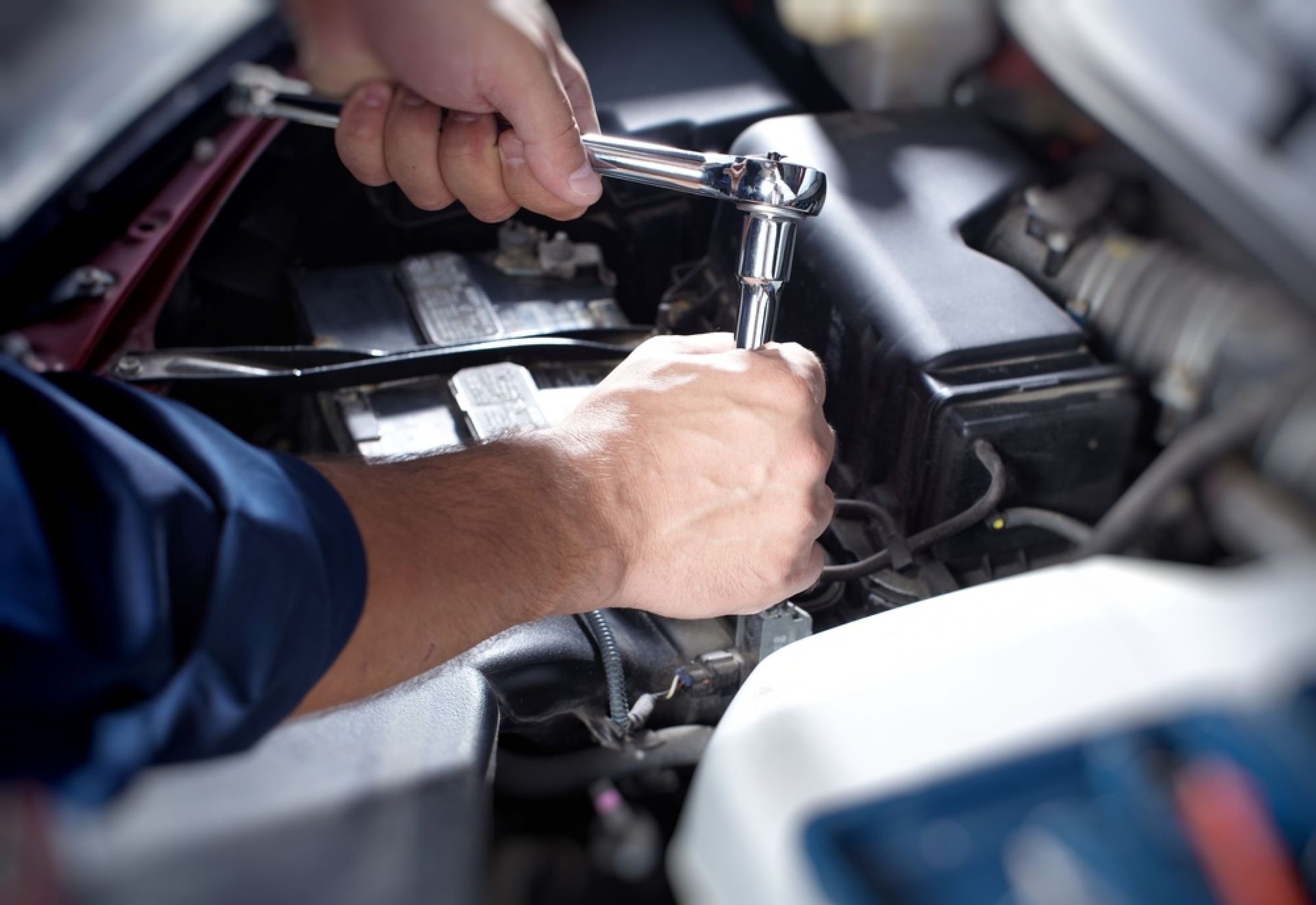 A Man is Working on the Engine of a Car — Alstonville Rego & Mechanical in Alstonville, NSW