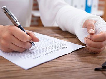 Personal Injury Attorneys — Work Injury Form in Milwaukee, WI