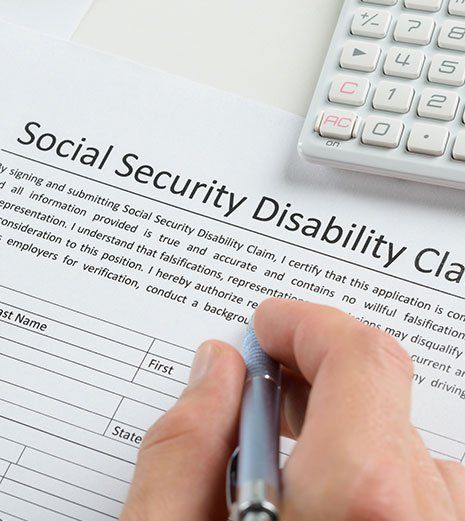 Long Term Disability — Social Security Disability Claim Form in Milwaukee, WI