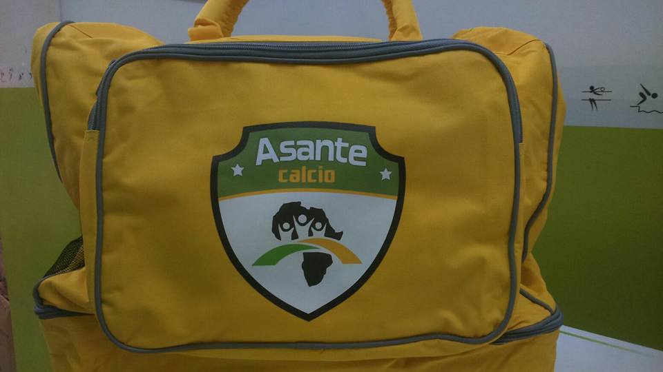 borsone per calcetto con logo squadra