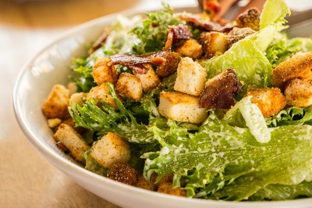 Burgers and Sandwiches — Bowl Of Caesar Salad in Sturgen Lake, MN