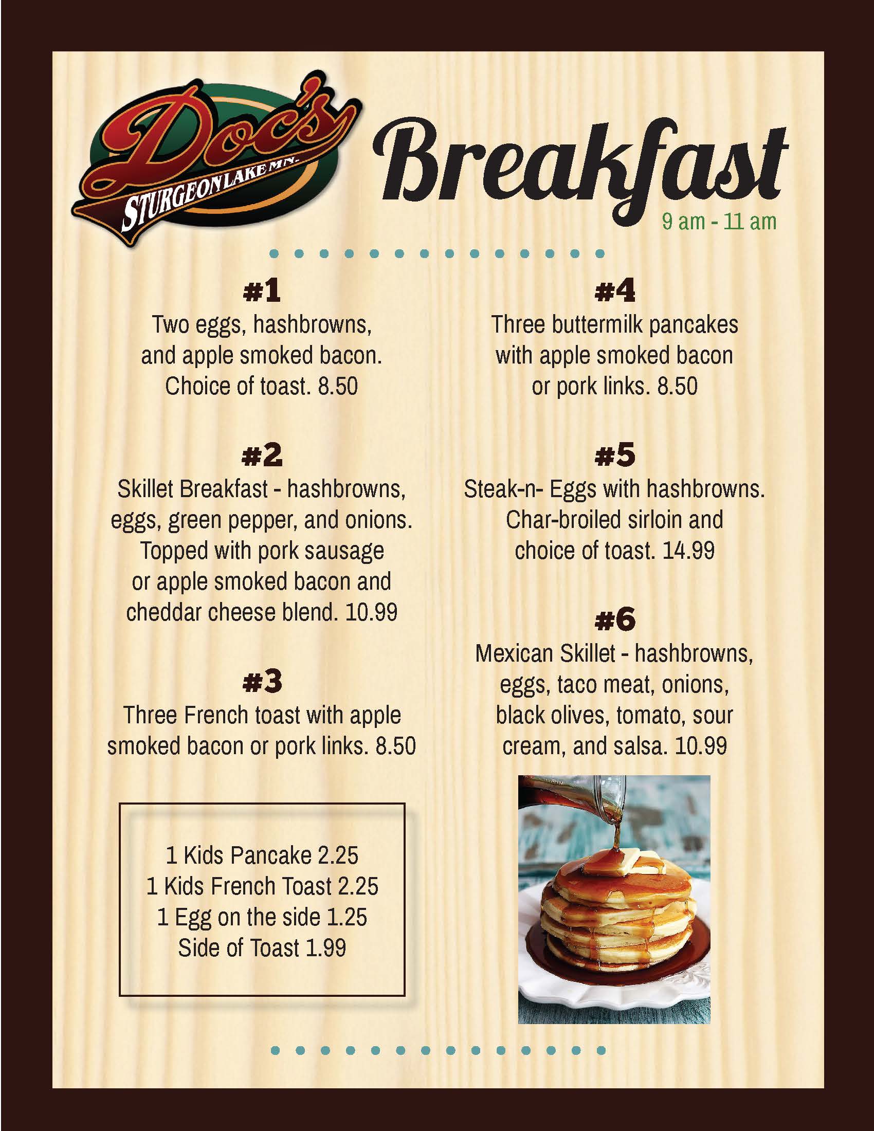 Bar and Grill Sturgeon Lake, MN Doc's Bar and Grill