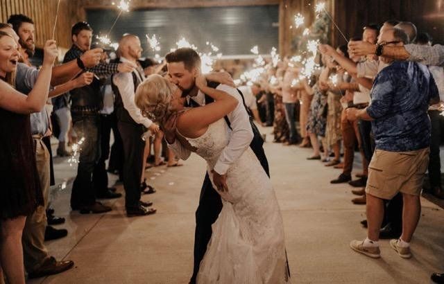 Bride and Groom — Sturgen Lake, MN — Doc's Bar & Grill