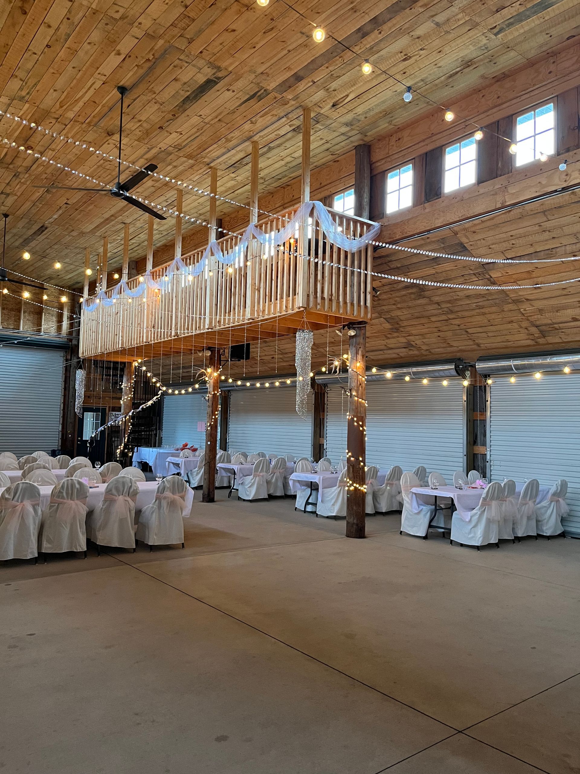 Wedding Table Setup— Sturgen Lake, MN — Doc's Bar & Grill