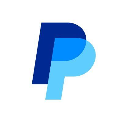 PayPal logo: Two overlapping letter 