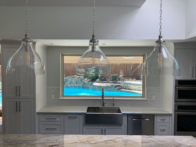 lights for custom kitchen