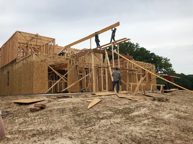 home build beginning frame