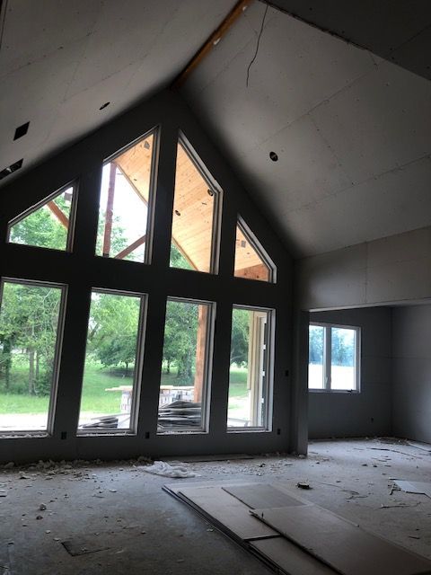 floor to ceiling windows