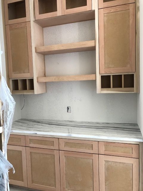 built in cabinets