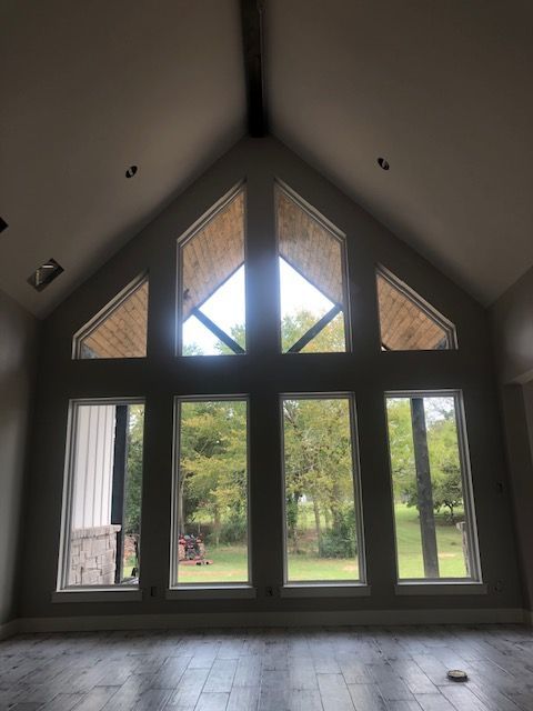 open living room windows