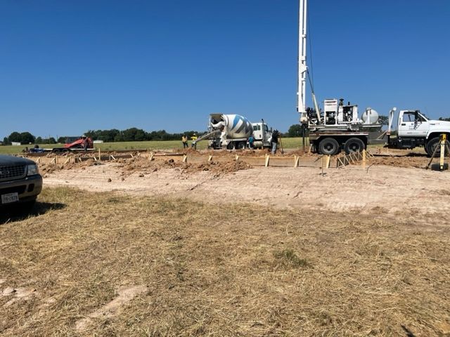 drilling piers for foundation