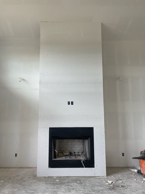 fireplace build