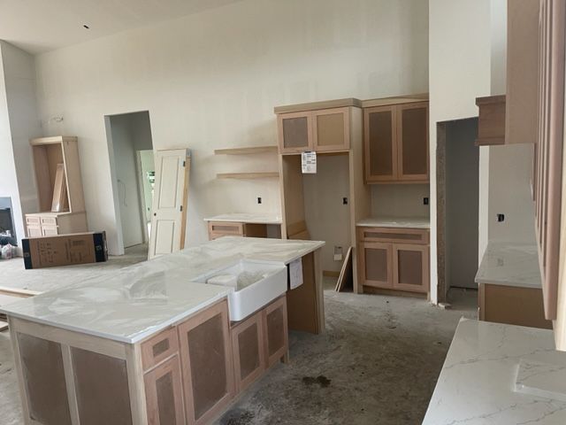 new construction kitchen