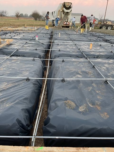 new home construction foundation