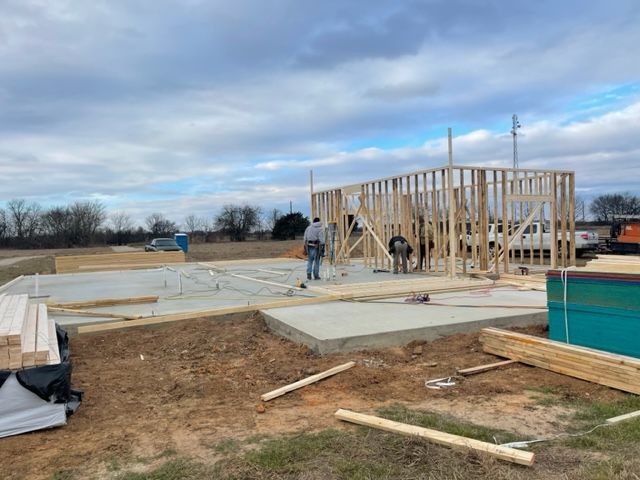 beginning new home build