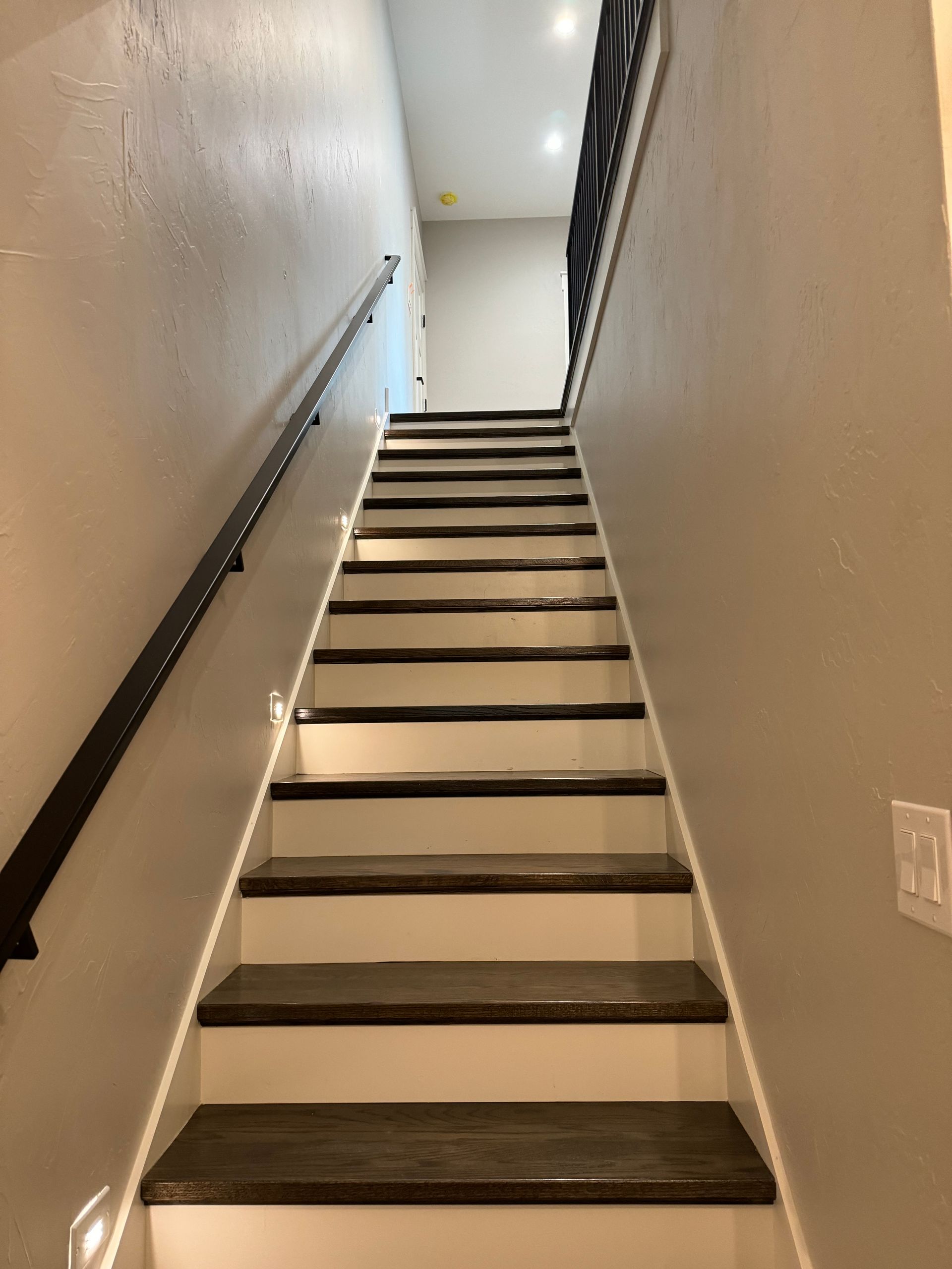 lindsey custom homes wood stairs