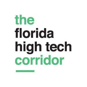 The Florida High Tech Corridor logo. Text is stacked, with