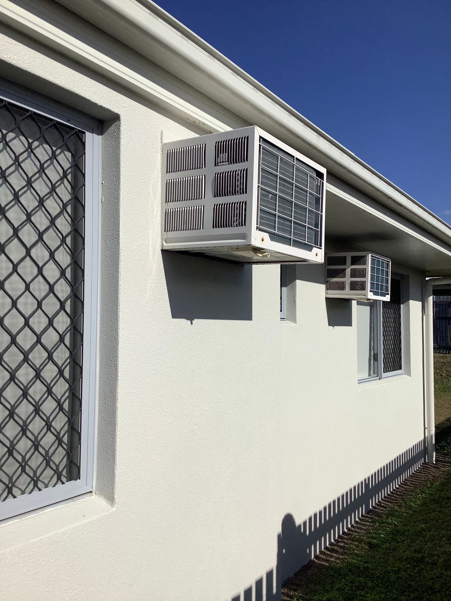 Box Type Aircon Installed on the Wall — SIC Air Conditioning & Refrigeration in Mount Saint John, QLD