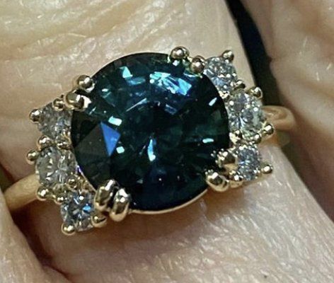 Aqua Blue Gemstone Ring — Atlanta, GA — Aztec Jewelers