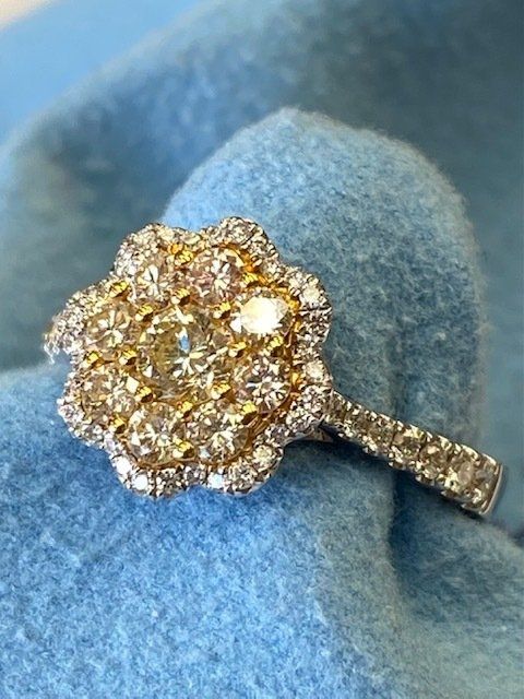 Gold Dandelion Ring — Atlanta, GA — Aztec Jewelers