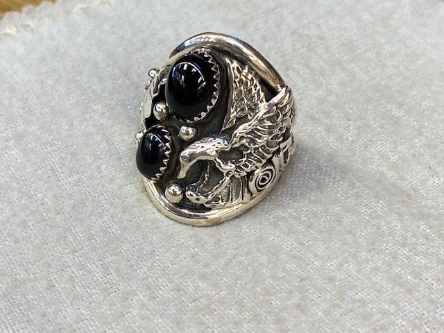 Native Crest Ring Eagle— Atlanta, GA — Aztec Jewelers