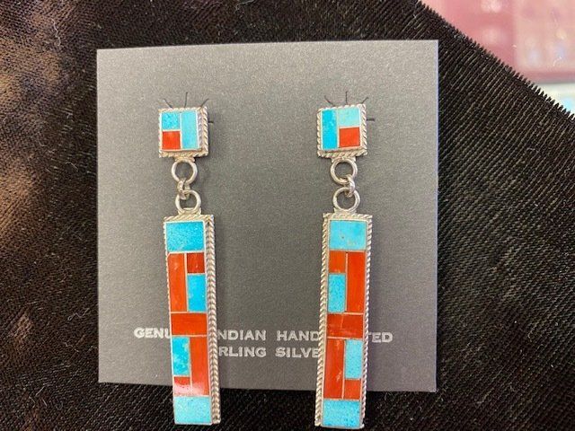 Handmade Indian Long Earrings— Atlanta, GA — Aztec Jewelers