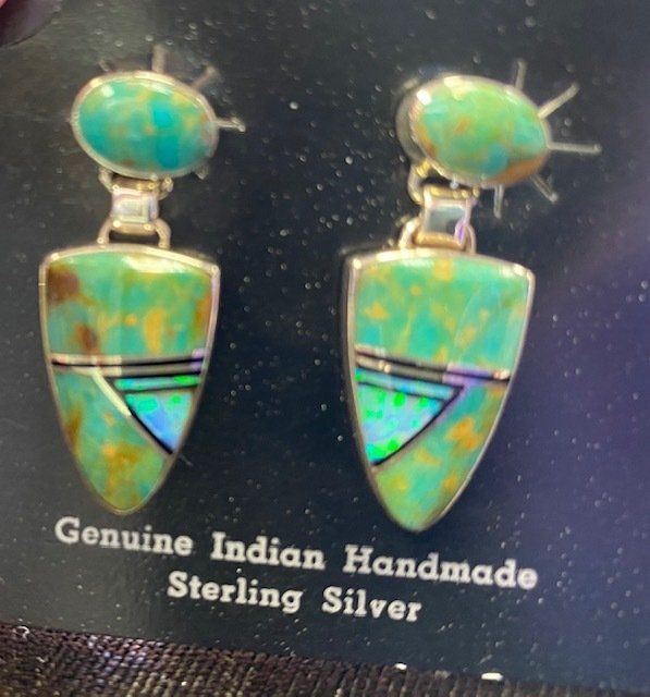 Native Genuine Handmade Sterling Silver Earrings — Atlanta, GA — Aztec Jewelers