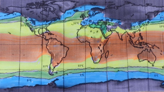 Temperature variations prove the earth is flat