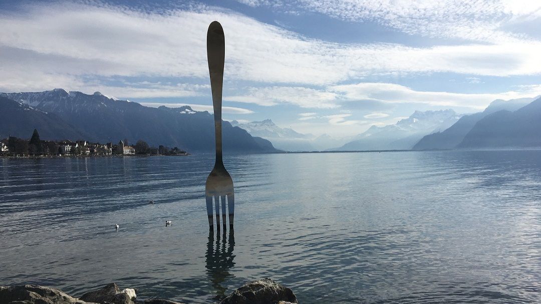 Lac Léman drône