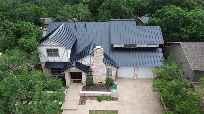Twin Mesa neighborhood in Austin Tx Metal Roof Replacement