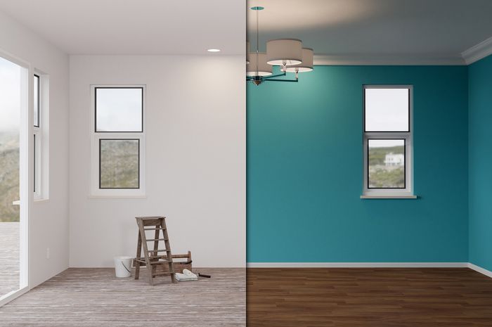 Before and After Wall Paint and Floor Replacement — Brighton, CO — Beep Beep Flooring & More