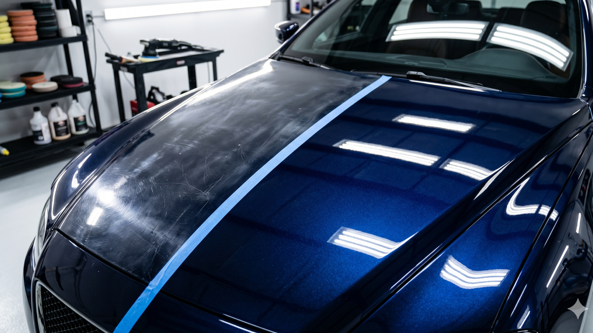 Gray Lamborghini Urus SUV with black and yellow wheels driving on a road.