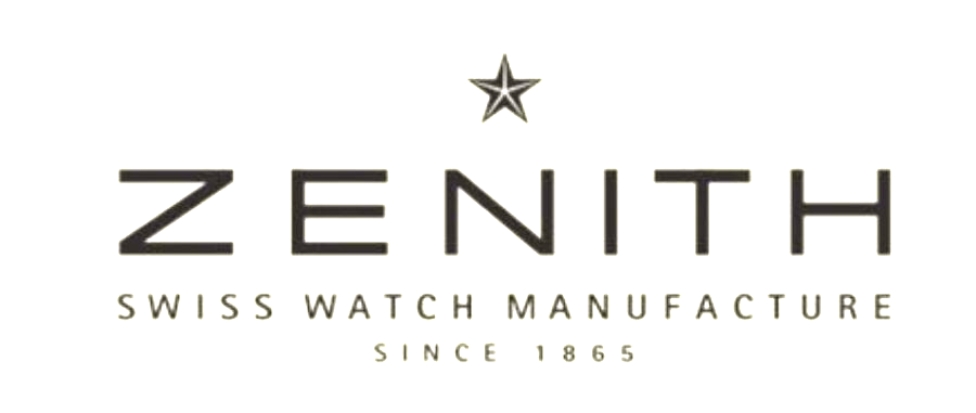 Logo della manifattura svizzera di orologi ZENITH con stella e scritta 