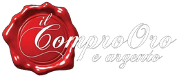 Logo con sigillo di ceralacca rossa e scritta bianca in corsivo “il Comprovino e company”