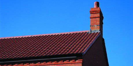 newly fitted roof and chimney