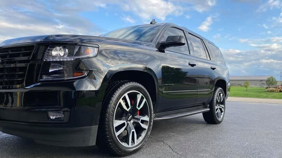 ceramic coating applied on black car