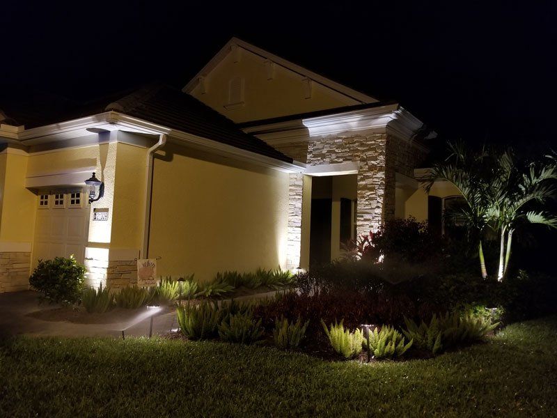 After Lighting Services — Fort Myers, FL — Island Coast Lawn & Landscaping, Inc.