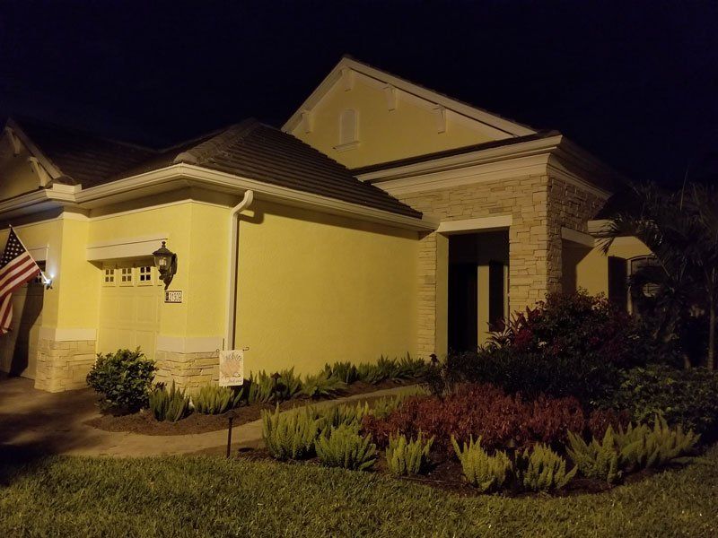 Before Lighting — Fort Myers, FL — Island Coast Lawn & Landscaping, Inc.