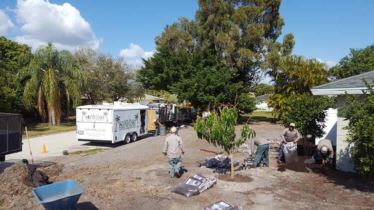 Landscaping Process — Fort Myers, FL — Island Coast Lawn & Landscaping, Inc.