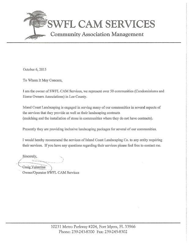 SWFL Cam Services — Fort Myers, FL — Island Coast Lawn & Landscaping, Inc.