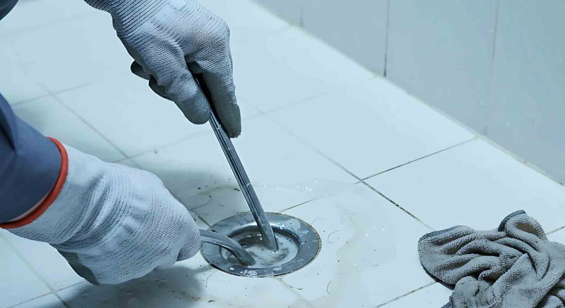 Une personne tient un filtre sale devant un climatiseur.